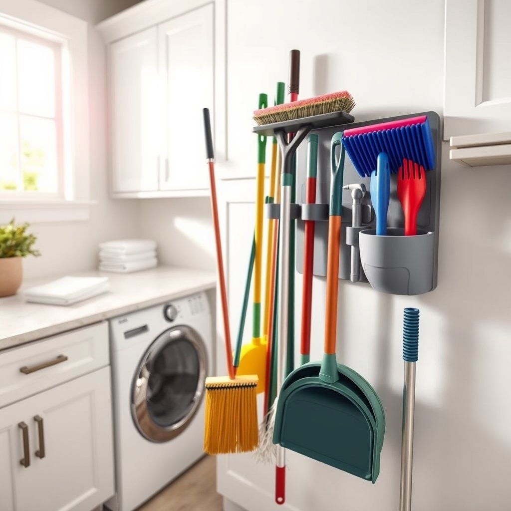 Broom Holder: 10 Ultimate Steps For Amazing Organization In 2026 2 broom holder in action