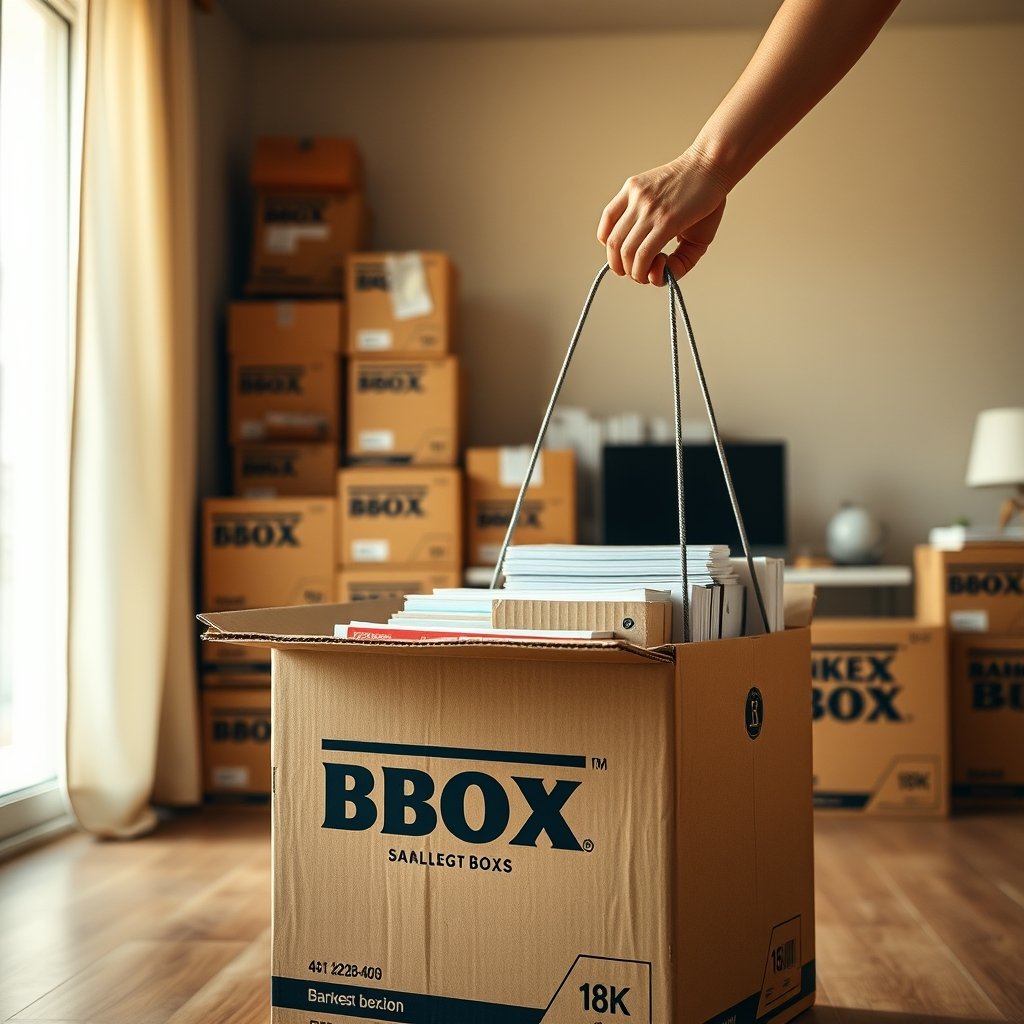 moving boxes in action