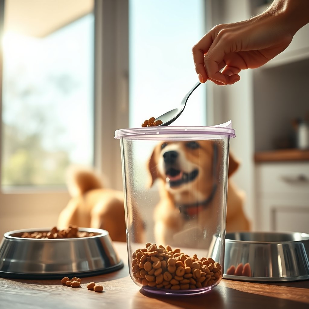 dog container in action