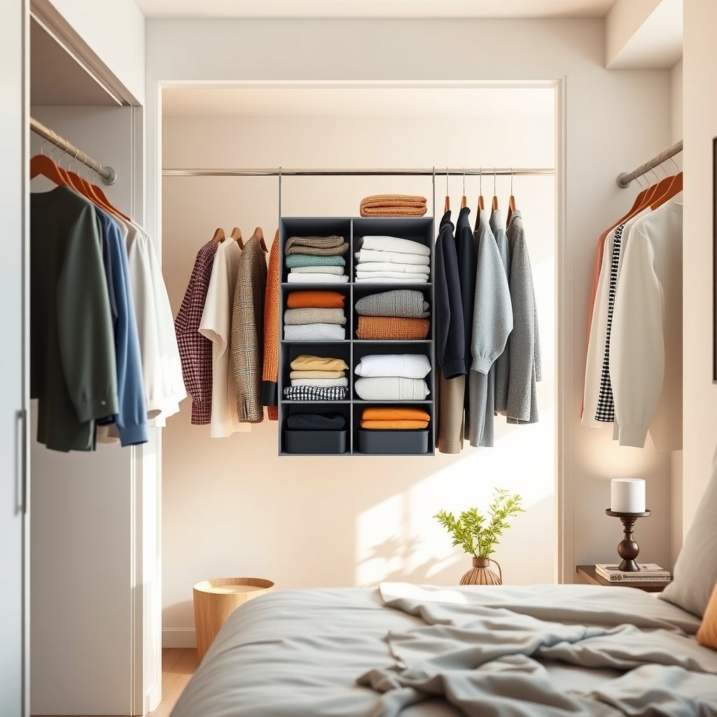 closet organizer product view