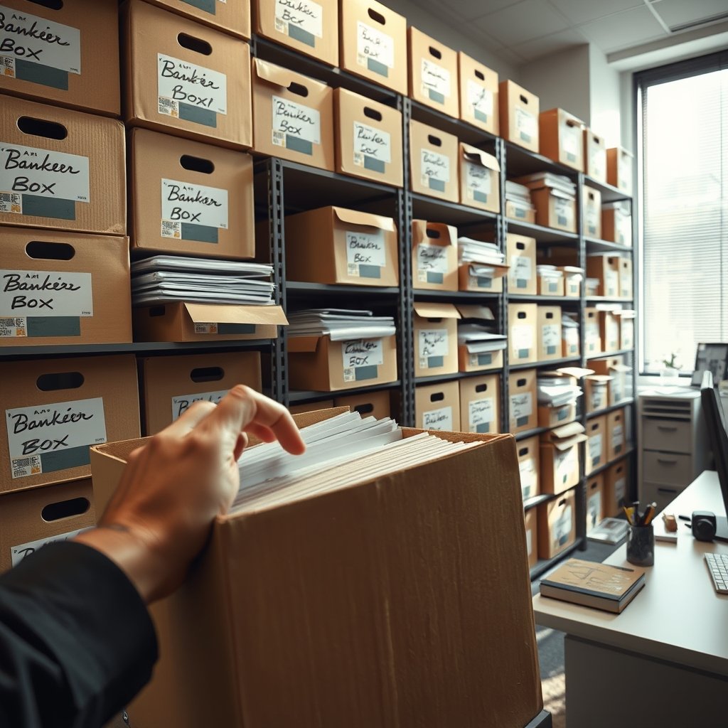 File Boxes: 12 Ultimate Steps For Amazing Organization In 2026 2 file boxes in action