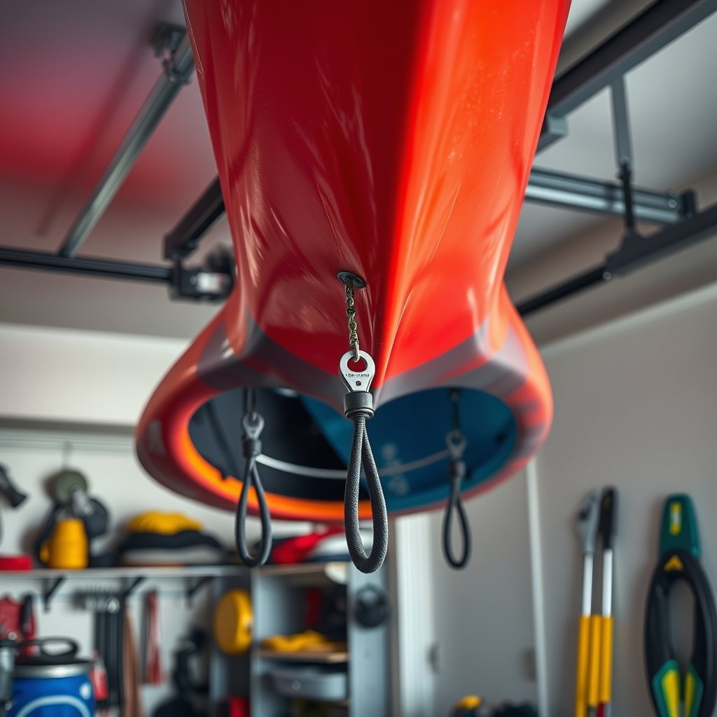 Kayak Hoist: 7 Ultimate Steps For Amazing Storage Solutions In 2026 2 kayak hoist in action
