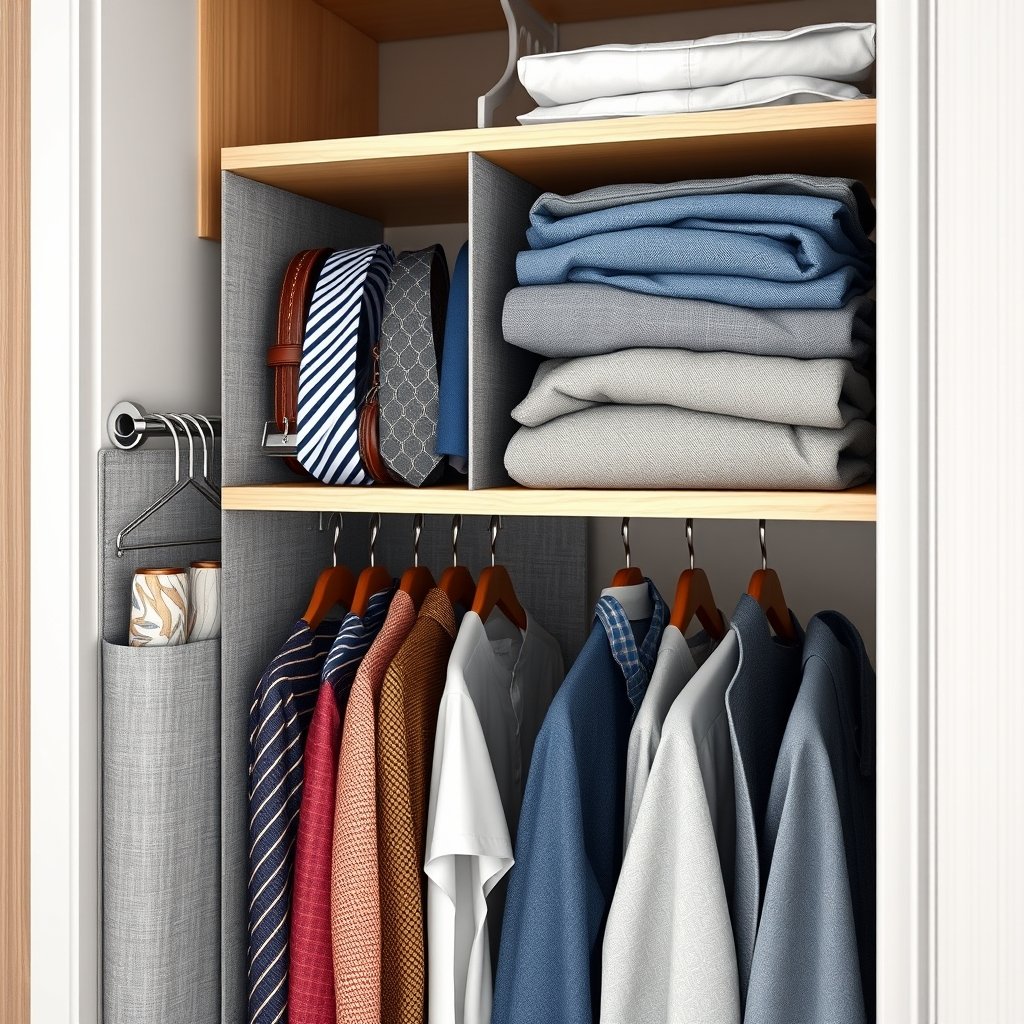 closet organizer in action