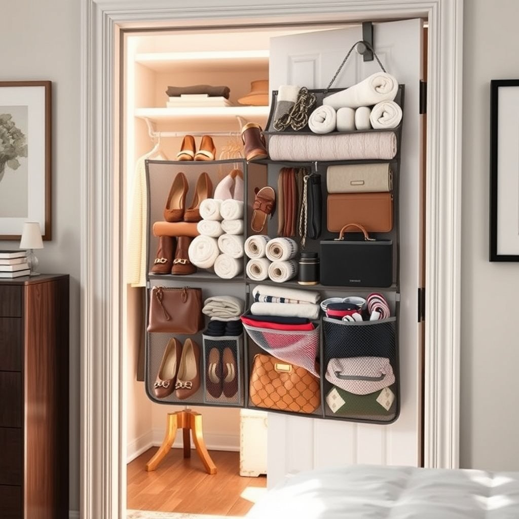 door organizer in action