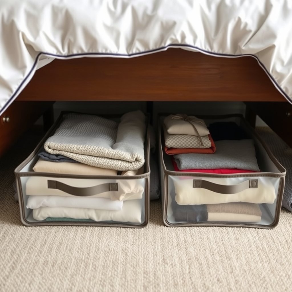 Underbed Storage: 2 Ultimate Steps For Best Organization In 2026 2 underbed storage in action