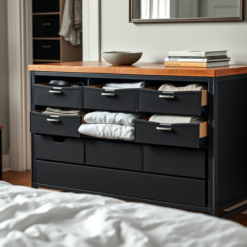 Black Dresser: 9 Proven Steps For An Amazing Bedroom Closet Organizer Storage Solution 2026 2 black dresser in action