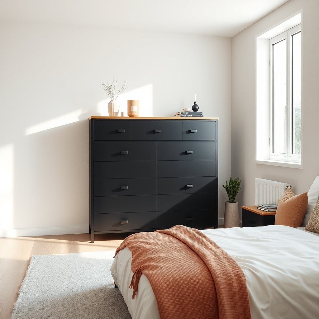 Black Dresser: 9 Proven Steps For An Amazing Bedroom Closet Organizer Storage Solution 2026 1 black dresser product view