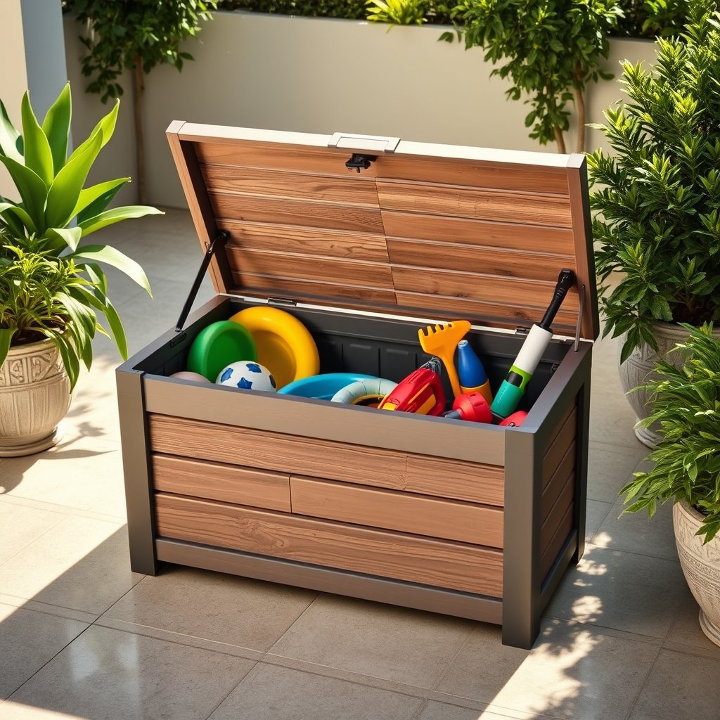 outdoor storage in action