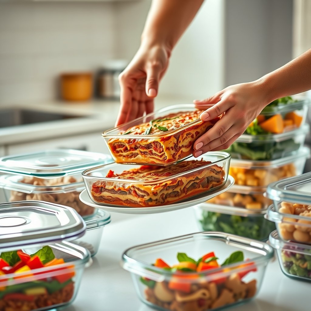 glass containers in action