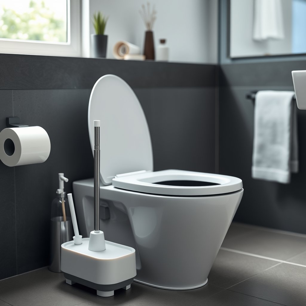 toilet plunger product view